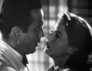 Bogart and Bergman in Casablanca 1942 Movie