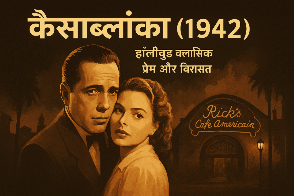 Casablanca 1942 movie poster Hindi
