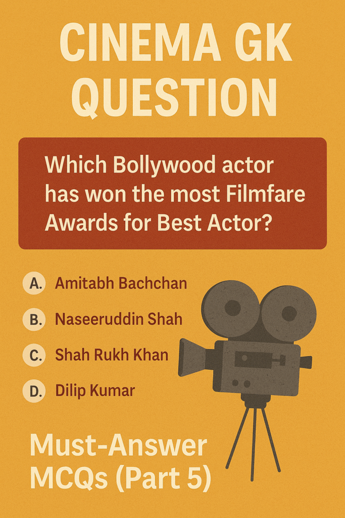 🎬10 Years of UPSC Cinema GK – Must-Answer MCQs (Part 5)