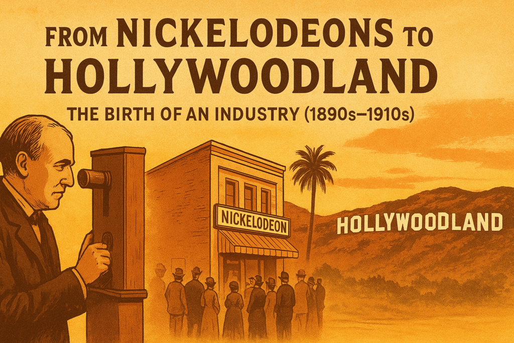 From Nickelodeons to Hollywoodland: The Birth of American Cinema (1890s–1910s)