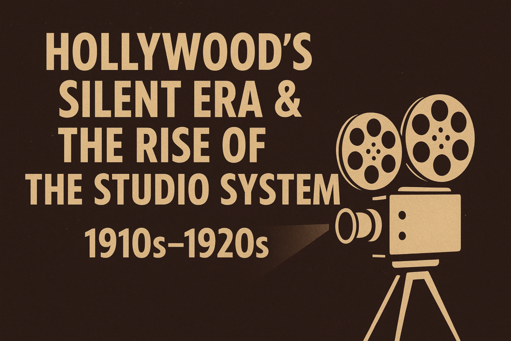 Hollywood Silent Era and Studio System (1910s–1920s)