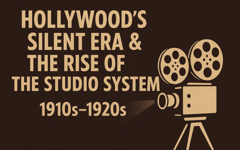 Hollywood Silent Era and Studio System (1910s–1920s)