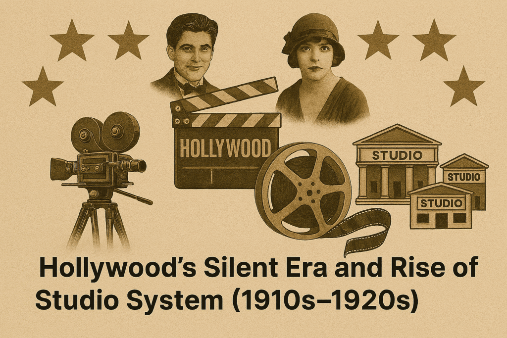 Hollywood Silent Era and Studio System 1910s–1920s