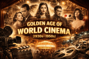Golden Age of World Cinema (1930s–1950s) – Studios, stars, and global storytelling