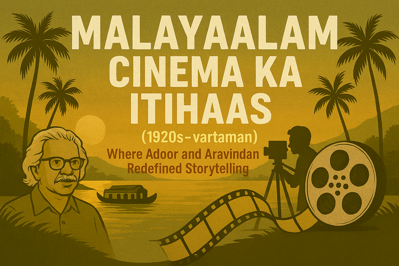 मलयालम सिनेमा का इतिहास - साहित्यिक शुरुआत से वैश्विक प्रशंसा तक