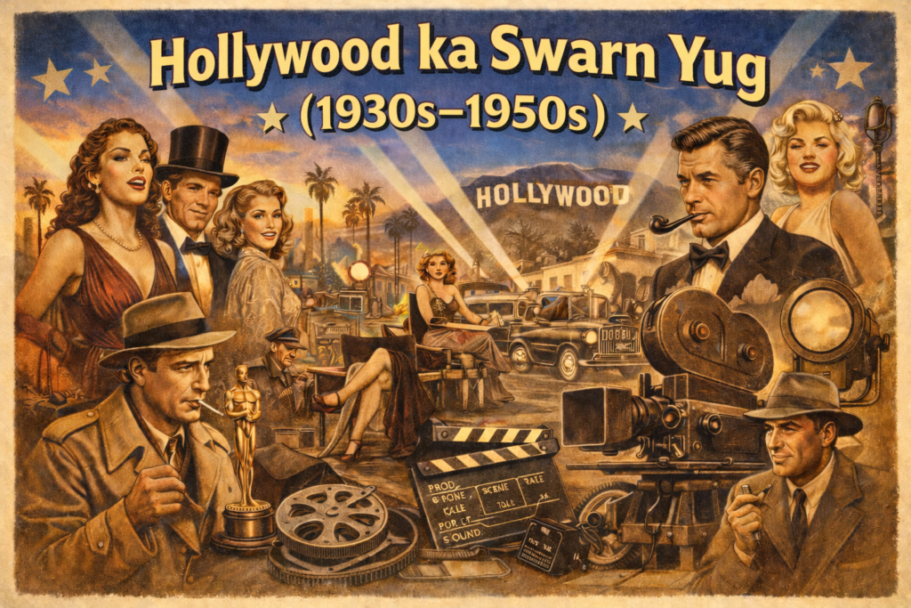 हॉलीवुड का स्वर्ण युग (1930 के दशक से 1950 के दशक तक) - स्टूडियो, सितारे और क्लासिक सिनेमा