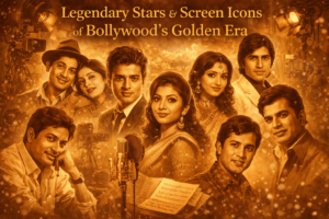 Legendary stars and screen icons of Bollywood’s Golden Era (1950s–1970s)