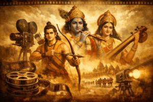 Indian mythological cinema — evolution from the silent era to regional traditions