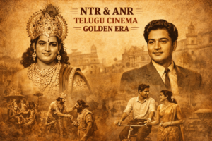 N T Rama Rao and Akkineni Nageswara Rao golden age Telugu cinema icons
