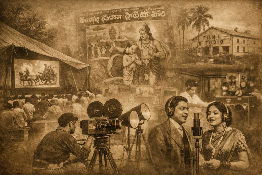 तेलुगु सिनेमा का इतिहास मूक युग से ध्वनि तक