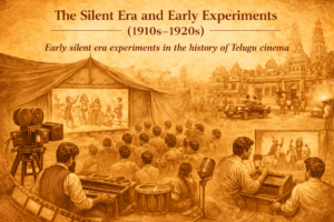 Early silent era experiments in the history of Telugu cinema