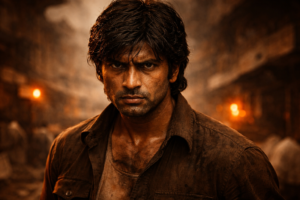 angry young man Bollywood archetype inspired by Amitabh Bachchan 1970s cinema