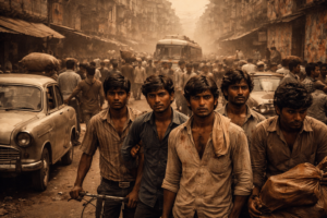 1970s India social unrest urban scene that influenced masala era of Bollywood