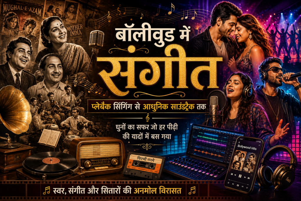 बॉलीवुड में संगीत का सफर प्लेबैक सिंगिंग से आधुनिक डिजिटल साउंडट्रैक तक