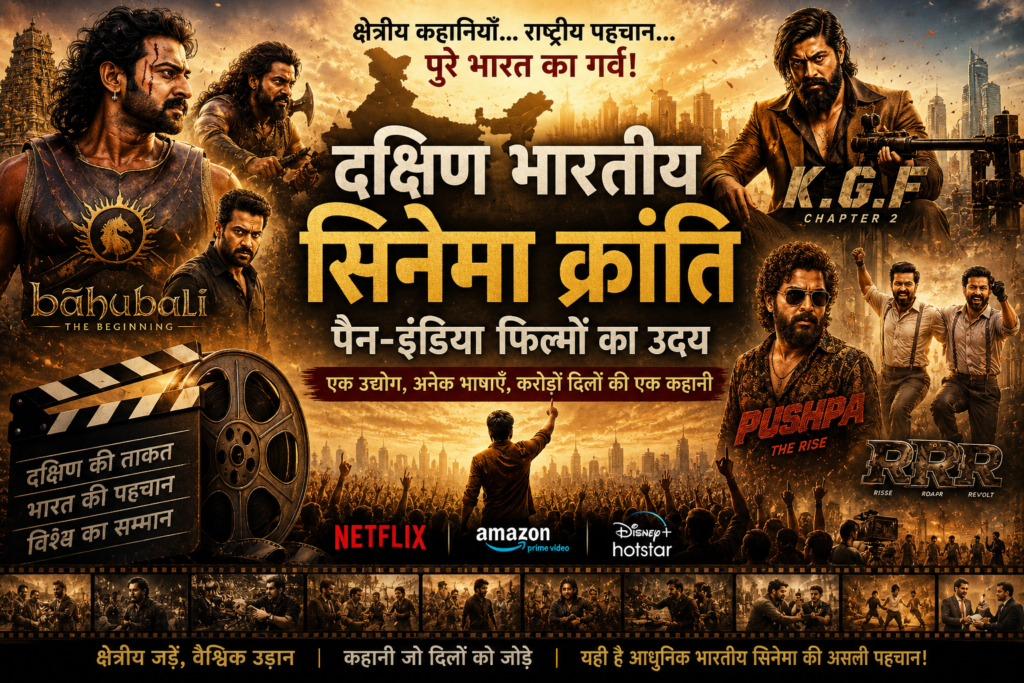दक्षिण भारतीय सिनेमा क्रांति और पैन-इंडिया फिल्मों का आधुनिक भारतीय सिनेमा पर प्रभाव