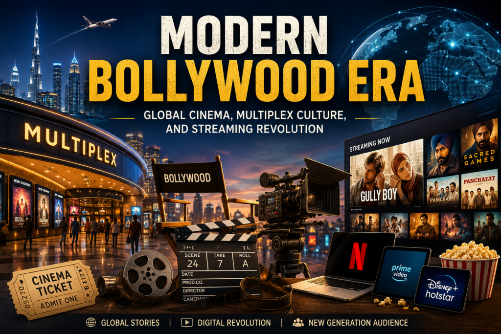 modern Bollywood era shaped by multiplex culture, globalization, and streaming platforms