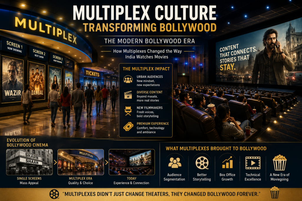 multiplex culture in the modern Bollywood era changing urban cinema audiences