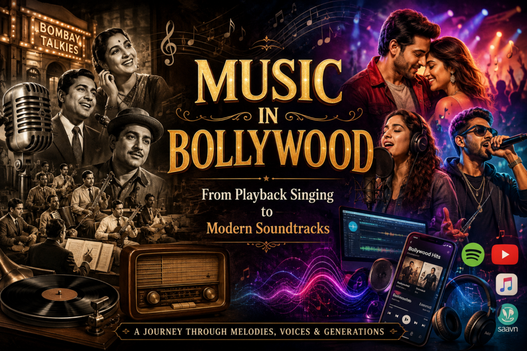 music in Bollywood from playback singing to modern digital soundtracks