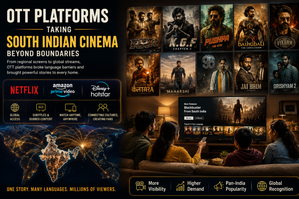 OTT platforms expanding South Indian cinema across India and global audiences