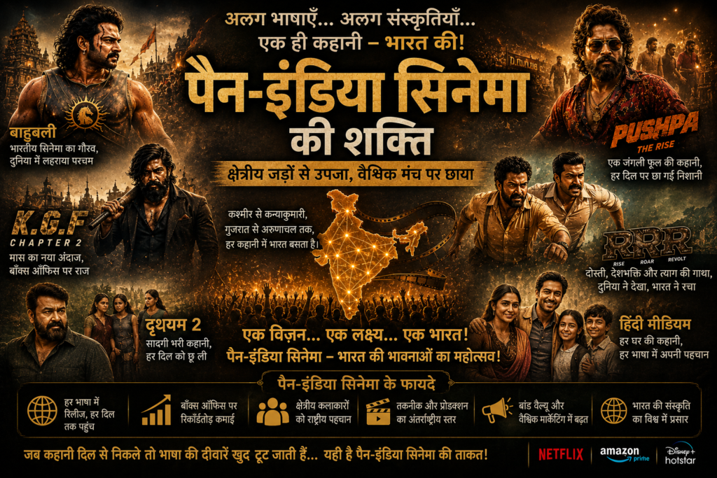 दक्षिण भारतीय सिनेमा क्रांति के दौरान पैन-इंडिया फिल्मों का उदय