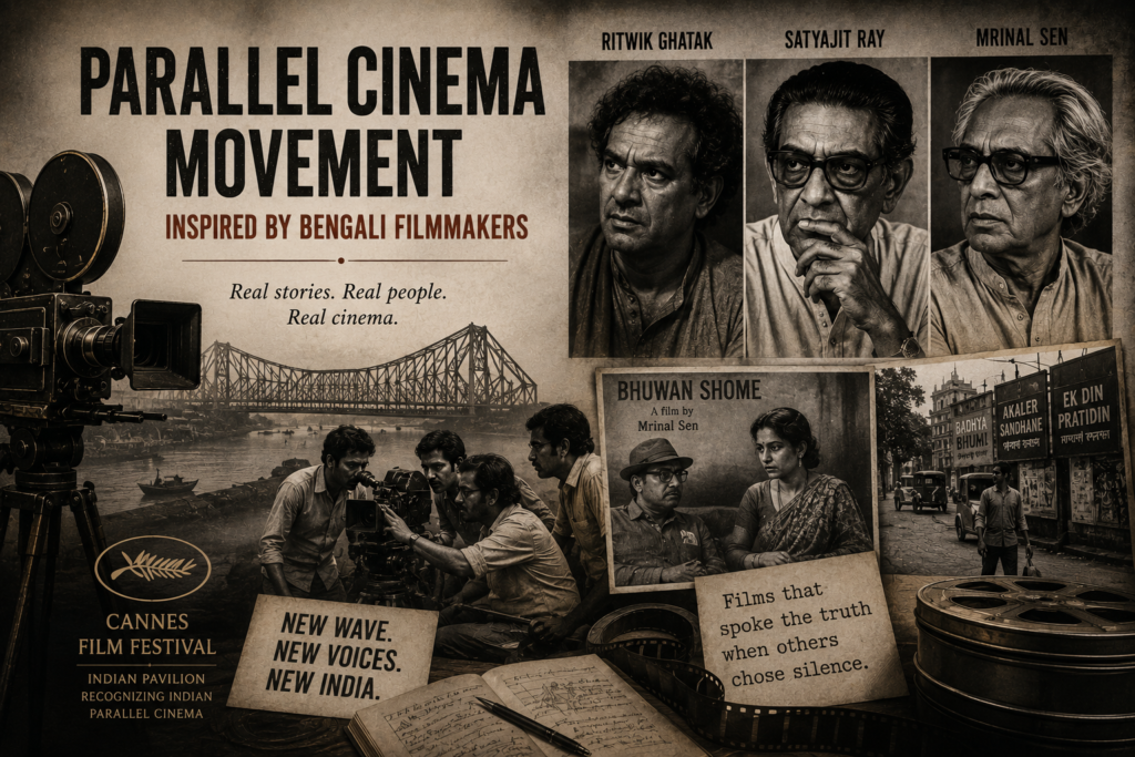 parallel cinema movement influenced by Bengali filmmakers