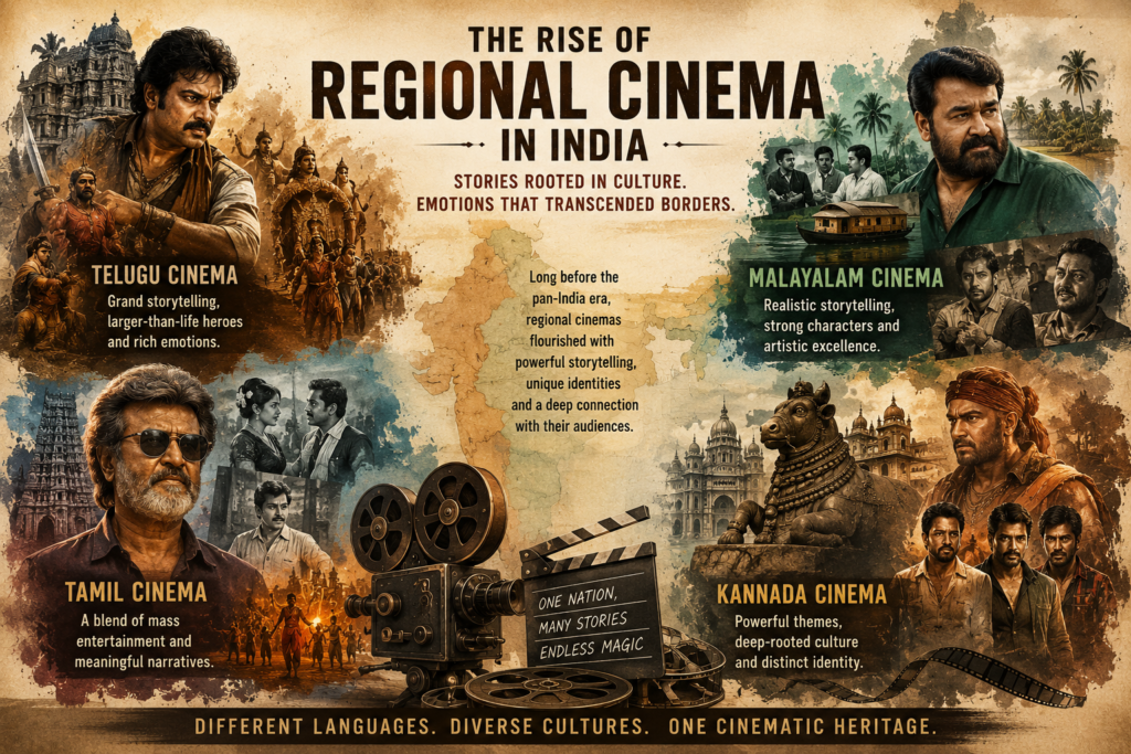 rise of regional cinema in India before the South Indian cinema revolution