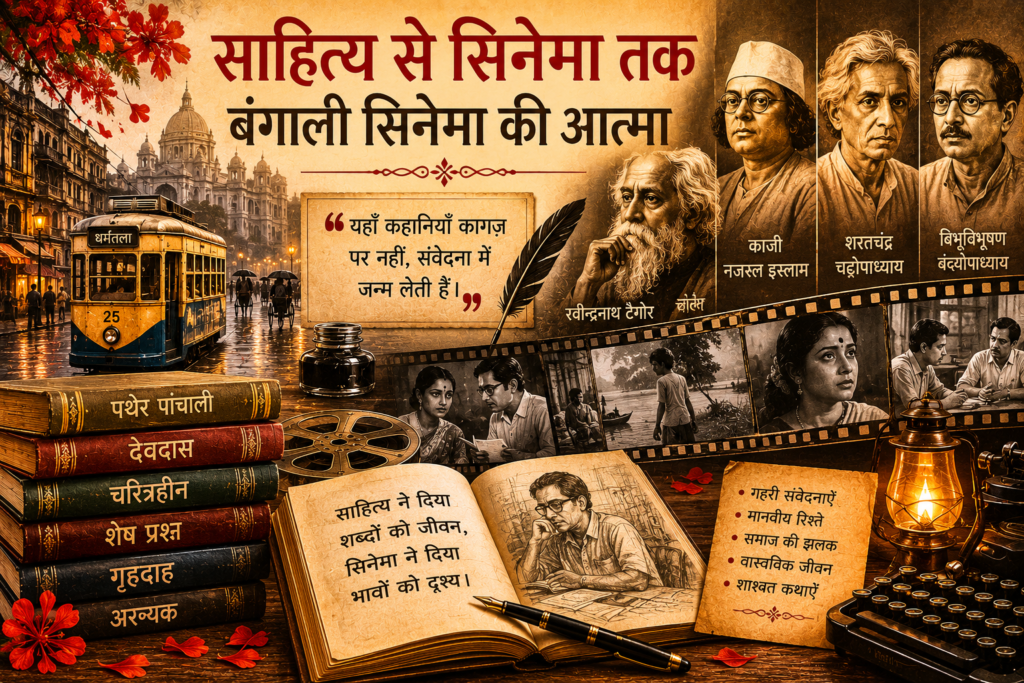 बांग्ला सिनेमा की कहानी कहने की शैली पर साहित्य का प्रभाव