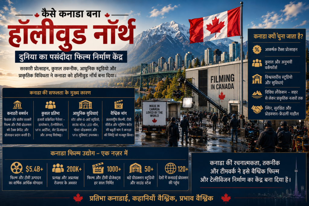 कनाडा का फिल्म उद्योग और हॉलीवुड नॉर्थ का उदय