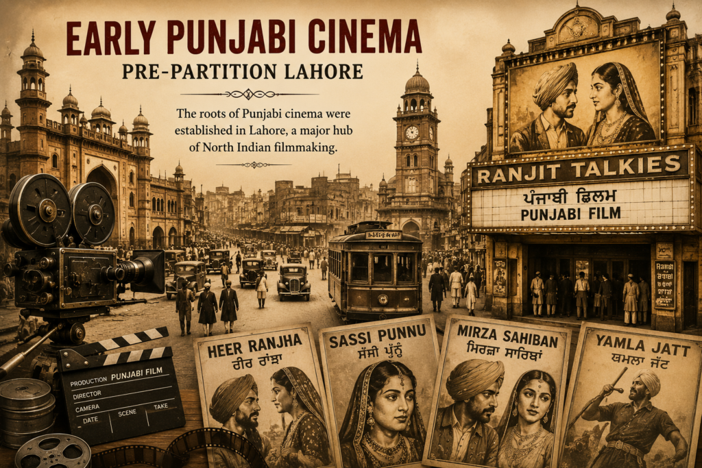 early history of Punjabi cinema in pre-partition Lahore