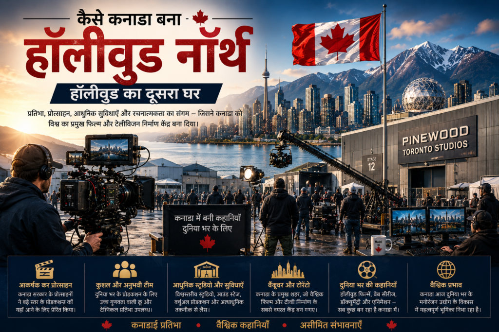 हॉलीवुड नॉर्थ और कनाडा का फिल्म उद्योग