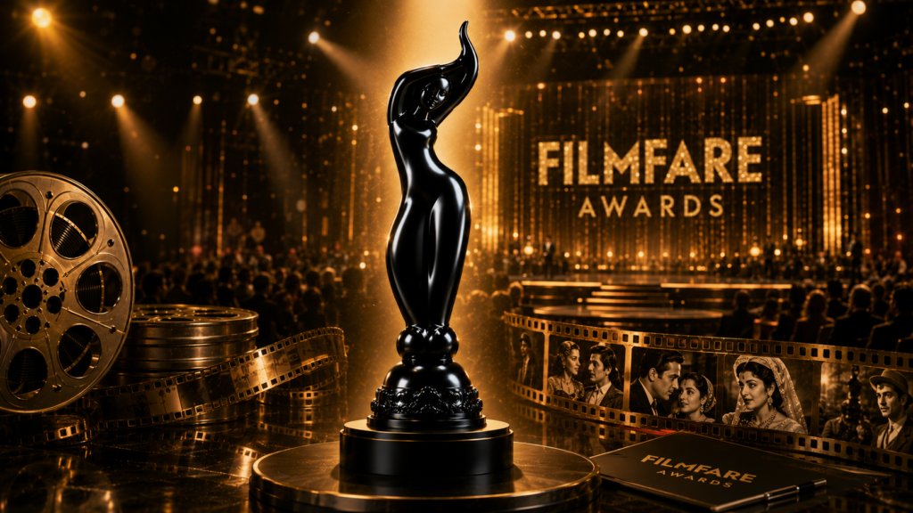 Timeline illustrating the major milestones in the history of the Filmfare Awards.