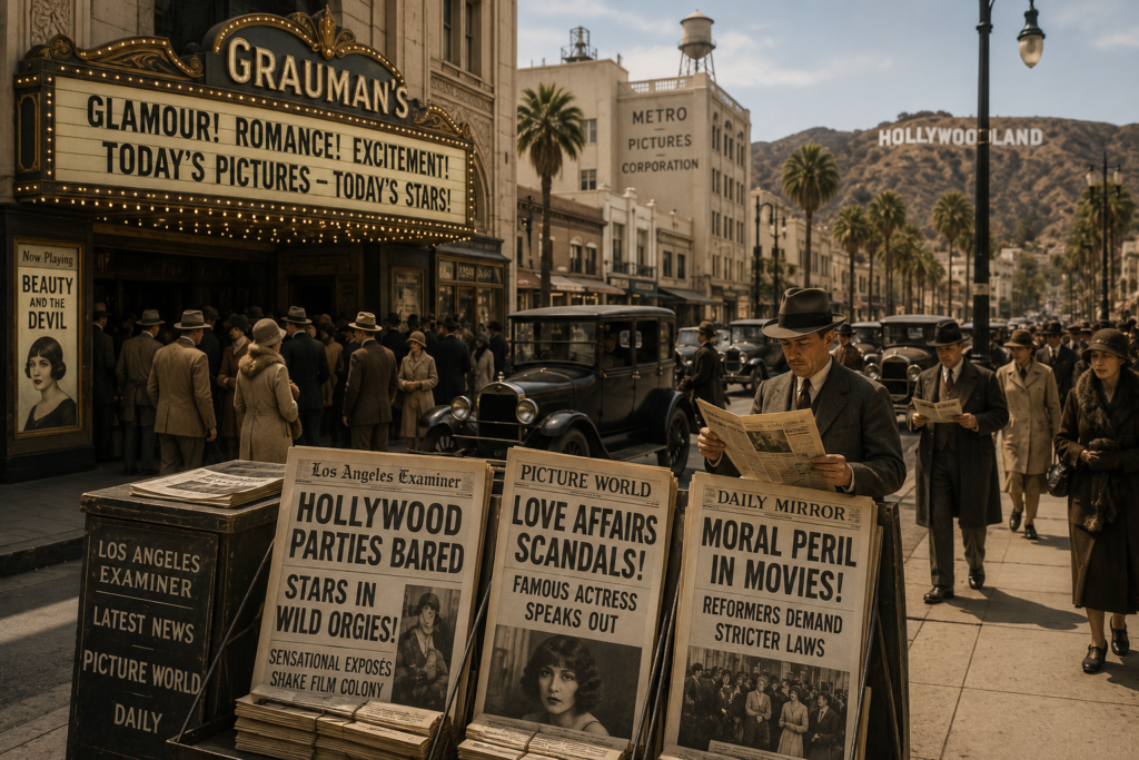 Hollywood film industry during the early 1920s.