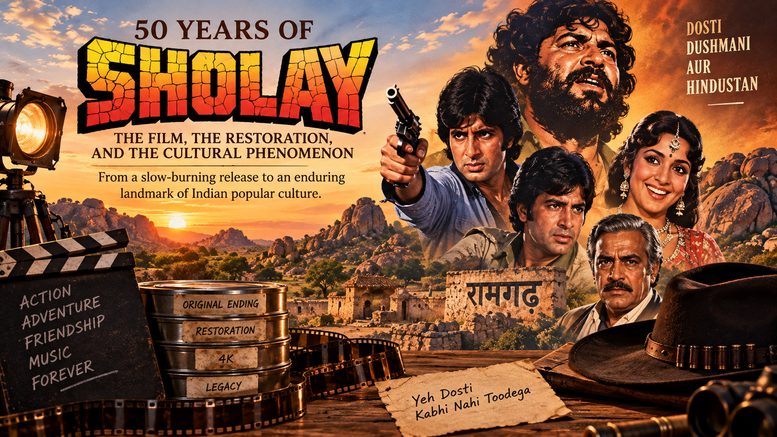 50 Years of Sholay and the film's enduring cultural legacy