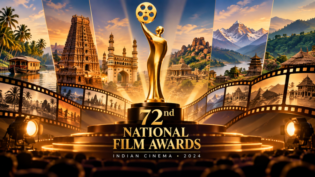 72nd National Film Awards visual celebrating the regional diversity of Indian cinema